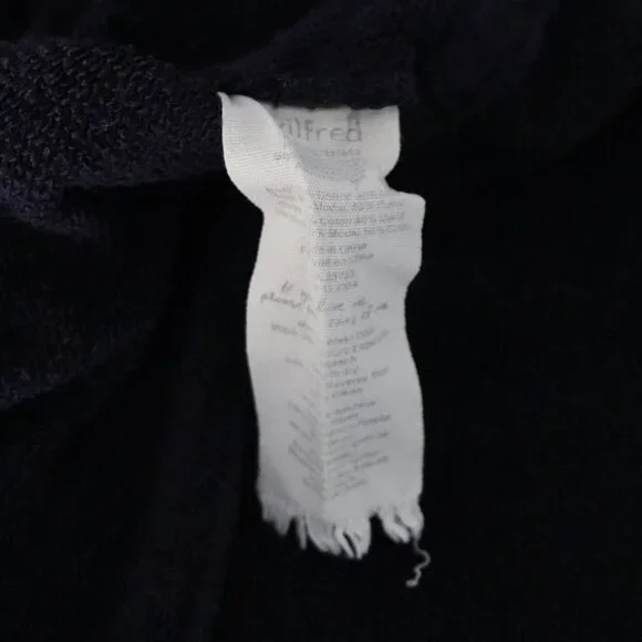 Wilfred Cocoon Open Front S Purple Raglan‎ Long Sleeve Collared Sweater Cardigan - Picture 11 of 11